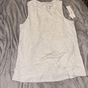 Gray muscle tank